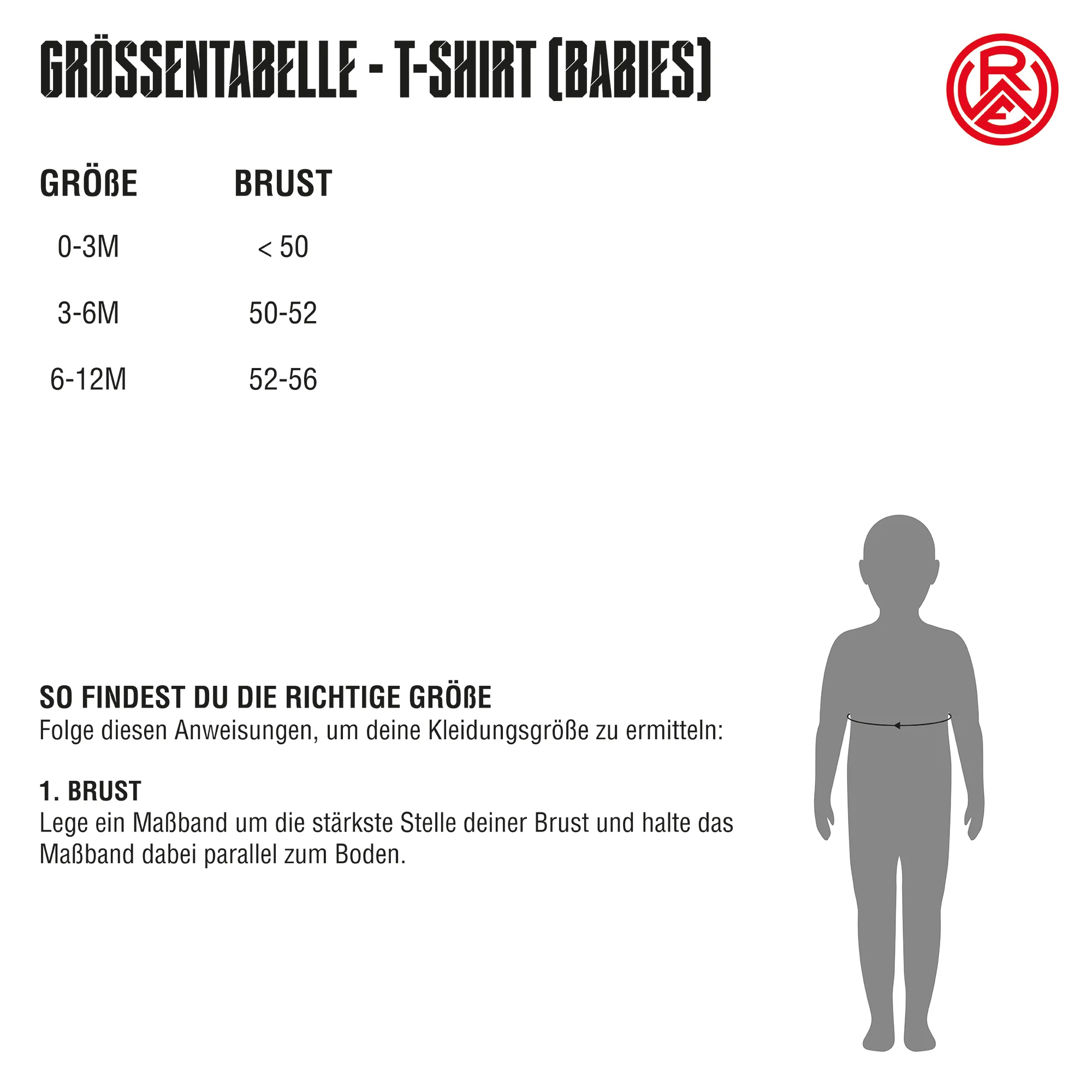 Baby T-Shirt "Logo" rot - Image 3