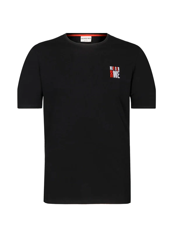 T-Shirt "NUR DER RWE" schwarz