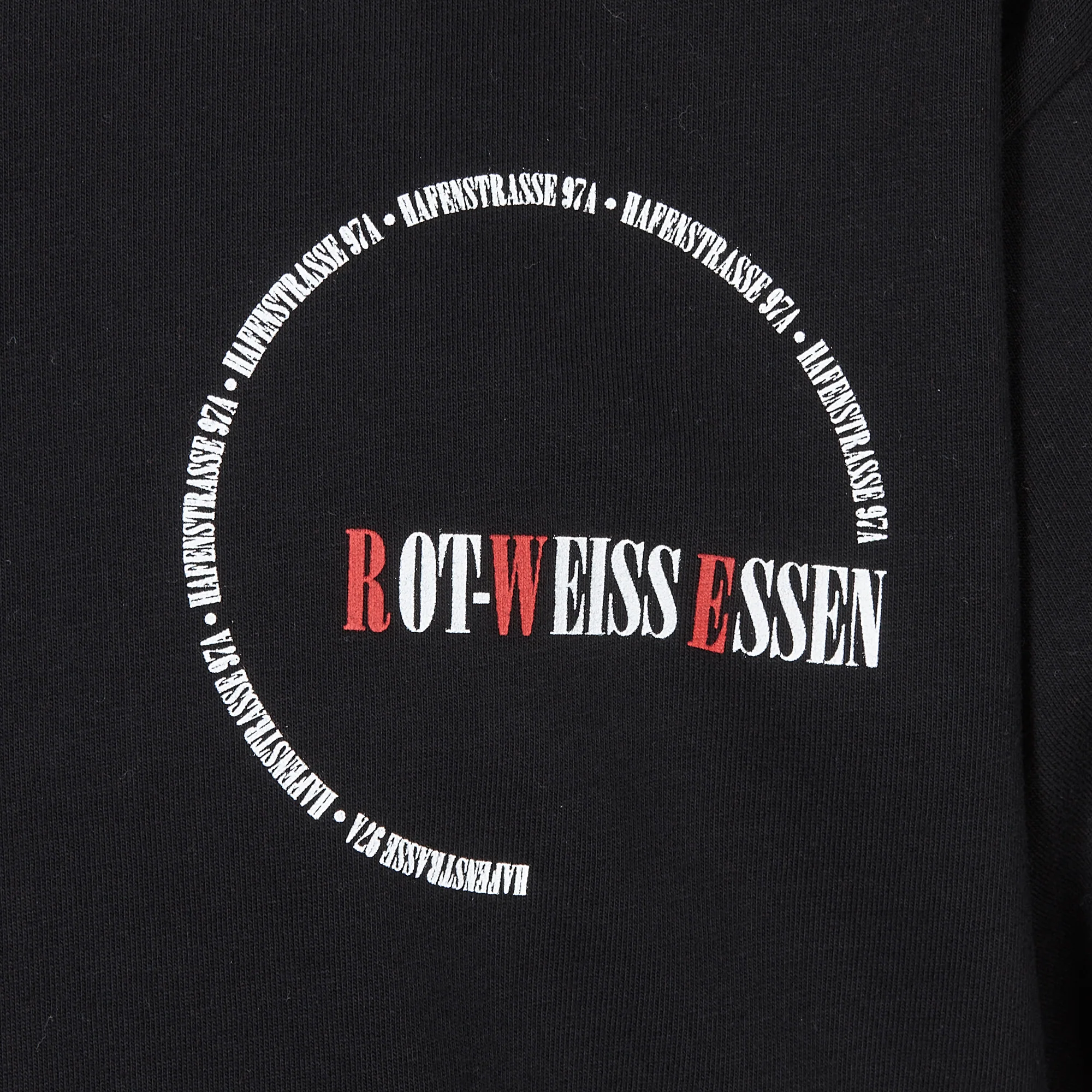 T-Shirt Oversize "beste Adresse" schwarz - Image 3