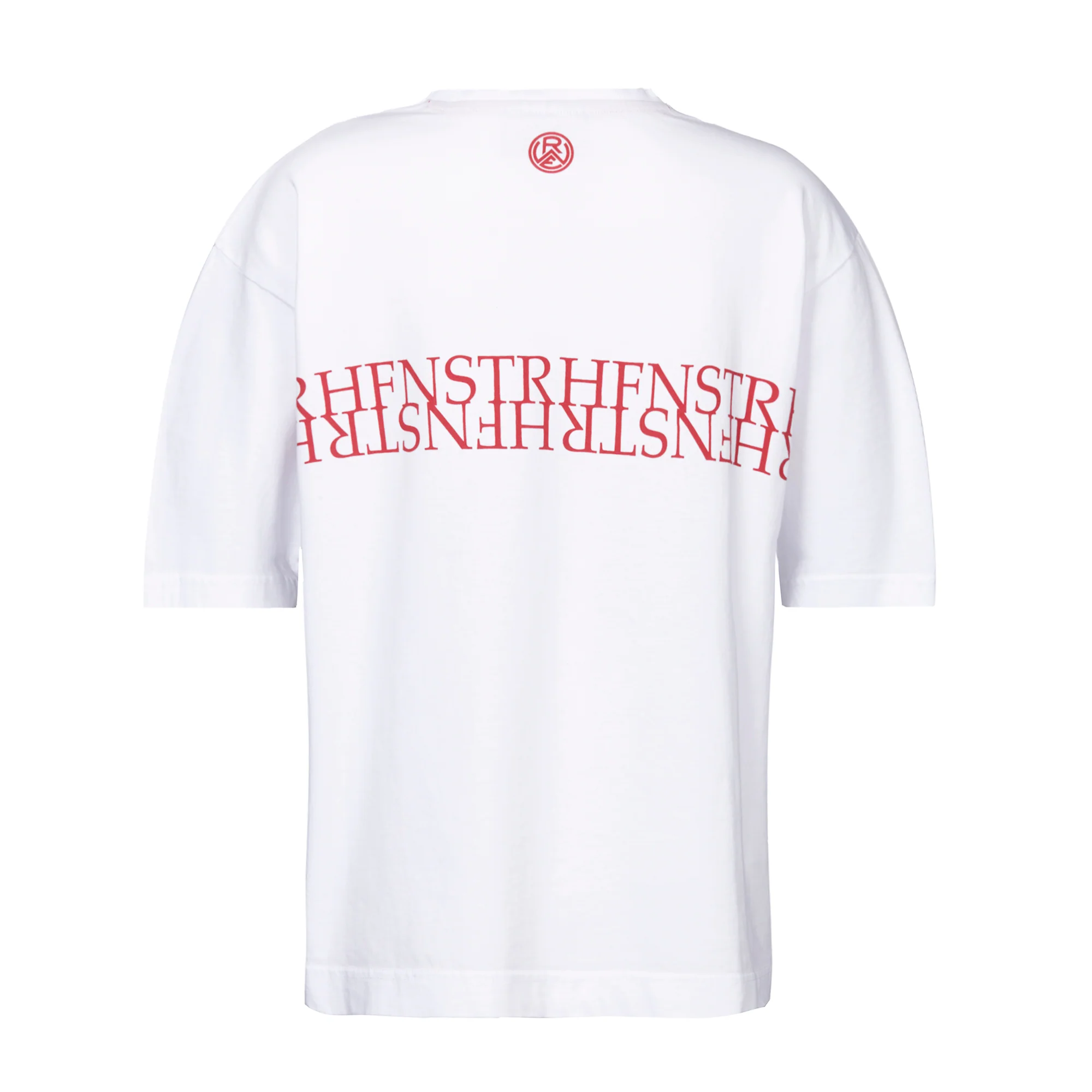 T-Shirt Frauen "HFNSTR" Oversize weiss - Image 4