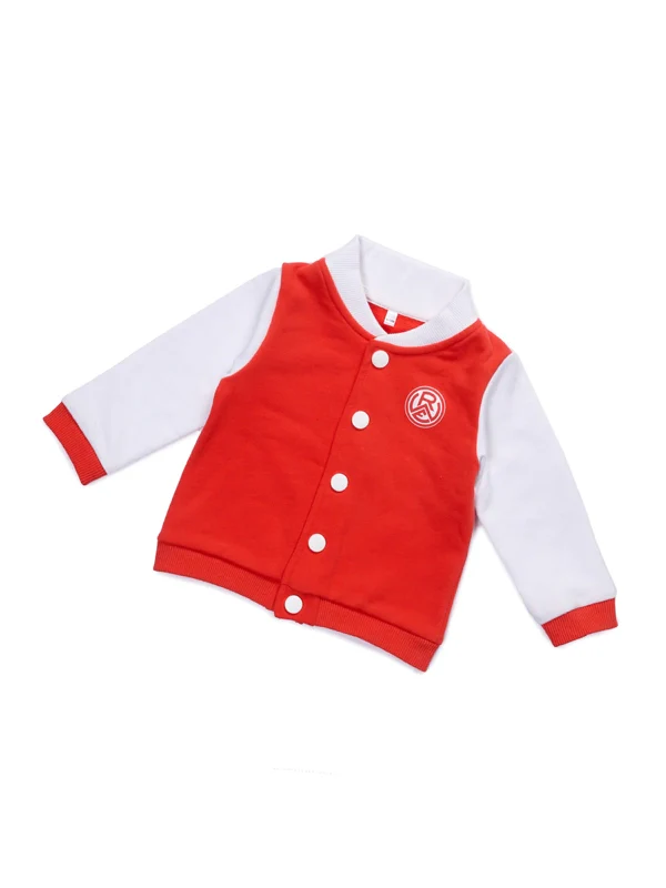 Rotzige Collegejacke I "NUR DER RWE" rot-weiss - Image 3
