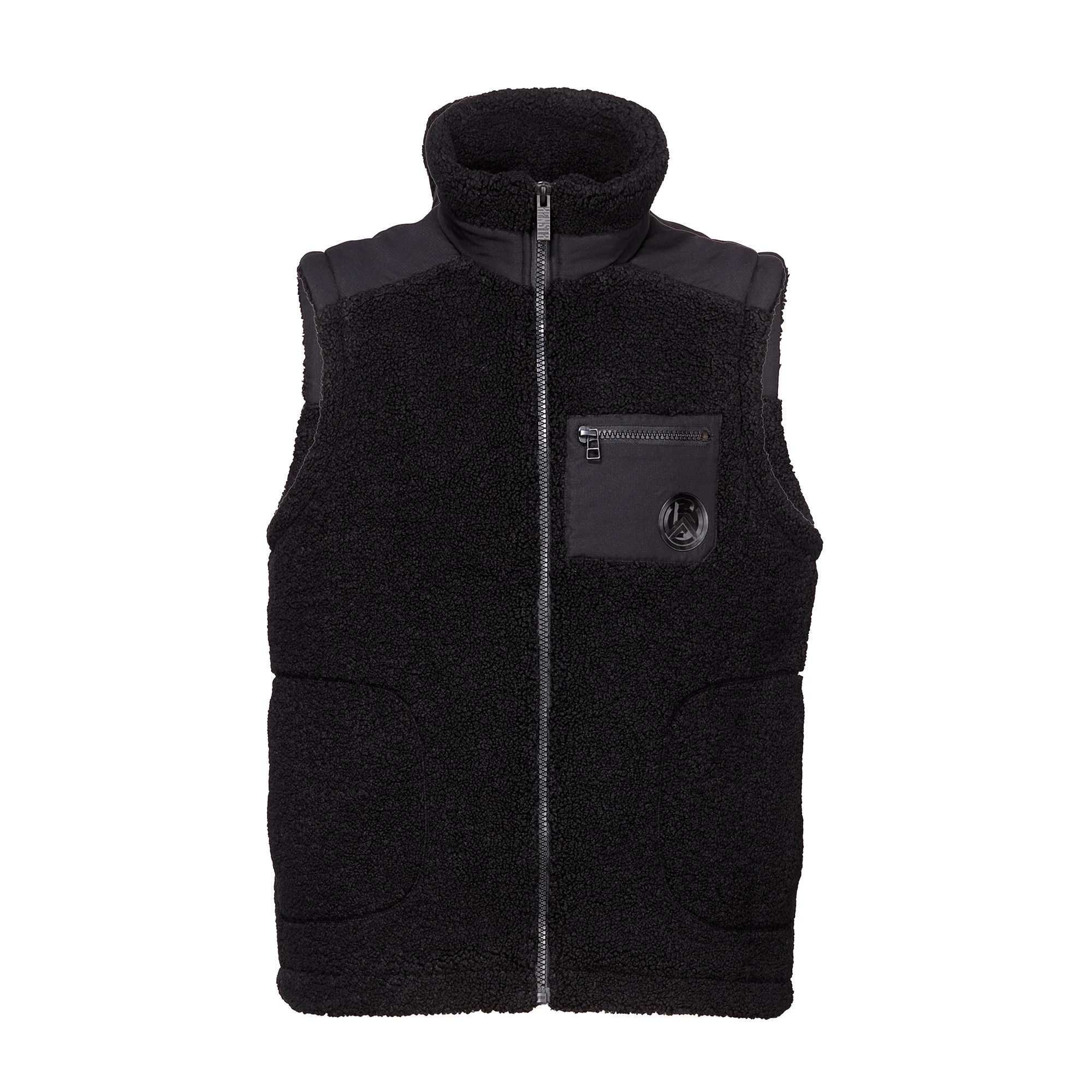 Weste "Teddy" unisex schwarz - Image 3